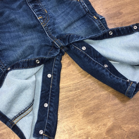 Baby Gap size 8-12 months denim overalls - Picture 6 of 8